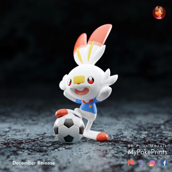 POKEMON FOOTBALL SEASON PACKAGE STL 3D PRINTING - Imagen 4